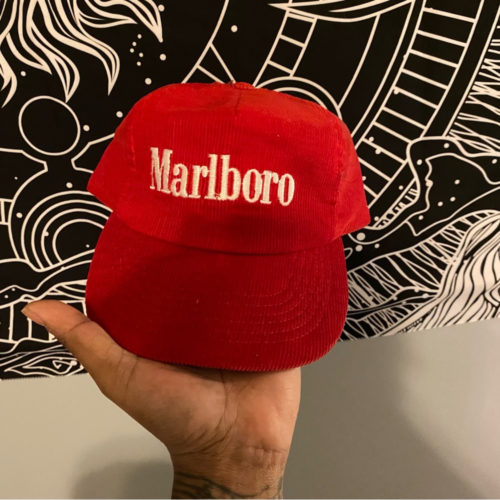 Vintage corduroy, Marlboro snapback hat